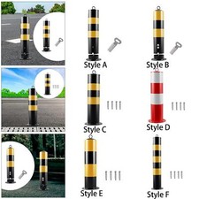 Safe Bollard Post,Traffic Bollard Multifunctional Garage Parking Barrier Pole
