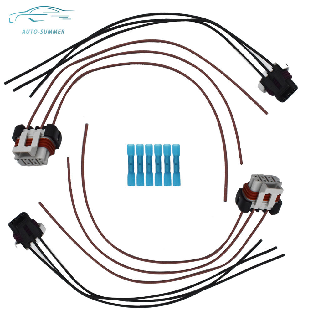 2 Pairs Headlight&Turn Signal Harness For 20052014 Freightliner