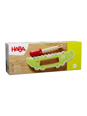 HABA Spielzeug-Musikinstrument Guiro Krokodil Kinder Spielzeug