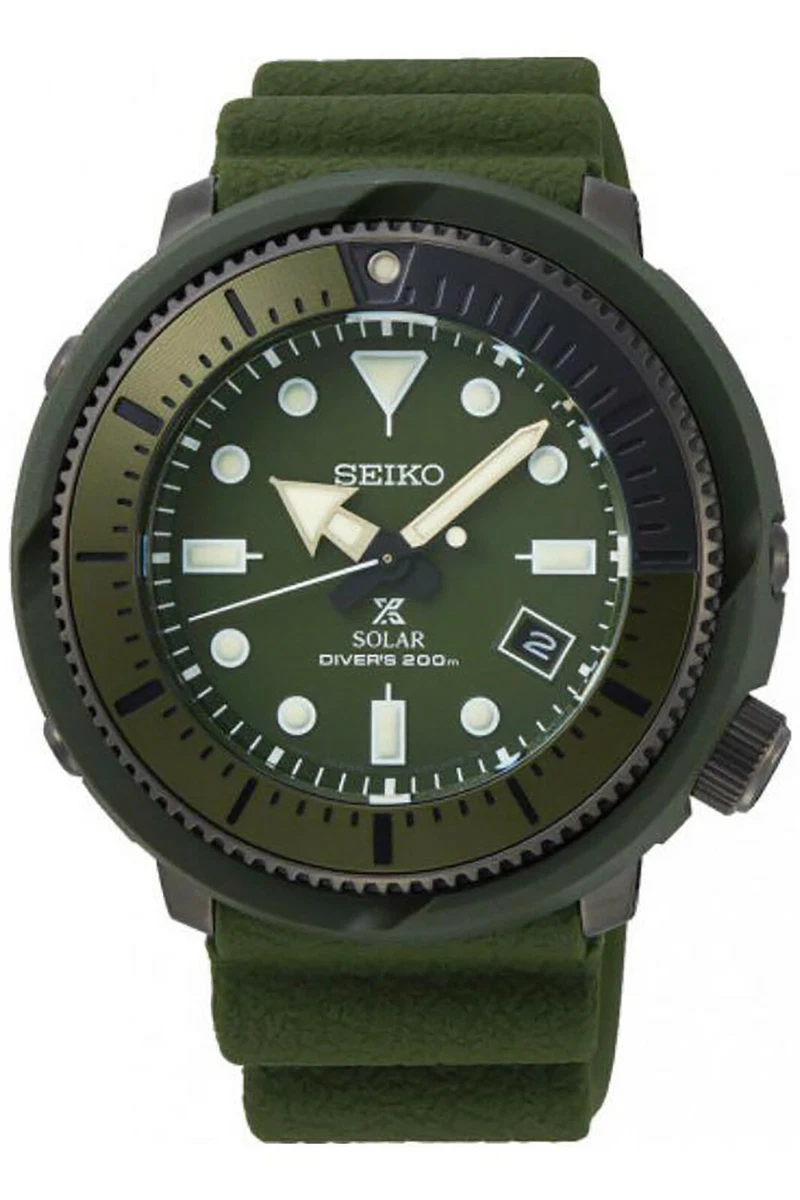 SEIKO SOLAR DIVER 200M グリーン Amazon.com: Seiko Prospex Solar Diver's 200m Green Dial Sapphire