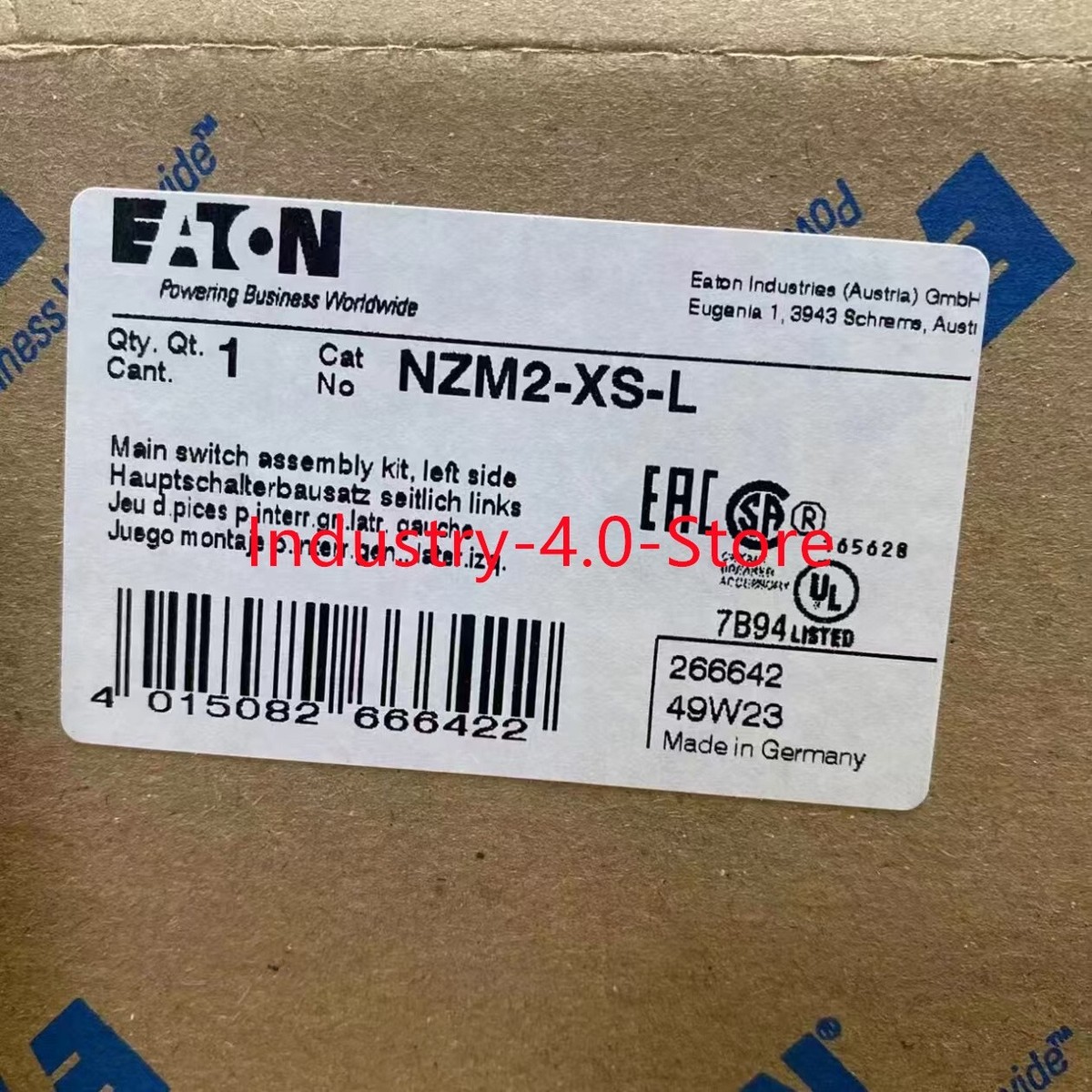 ONE New EATON MOELLER NZM2-XS-L Terminal Covers FREE SHIPPING #YP1