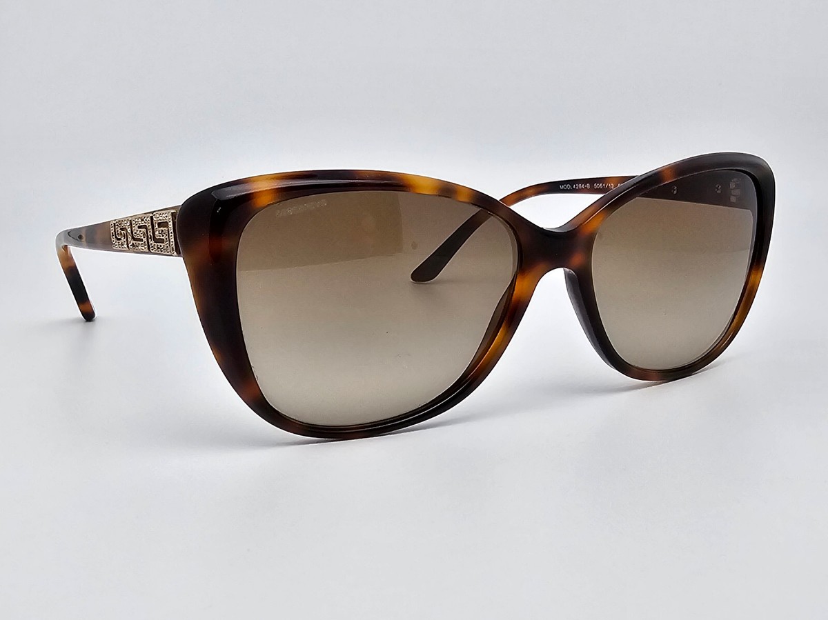 Versace Mod 4264-B 5061/13 Havana Rhinestone Frame Brown  display picture 1