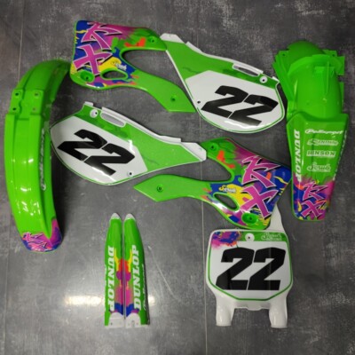 1999-2002 Kawasaki KX125 KX250 Plastics + Graphics Fairing