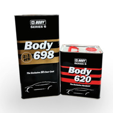 HB BODY 698 2K BEZBARWNY LAKIER 620 UTWARDZACZ ZESTAW 7,5 L