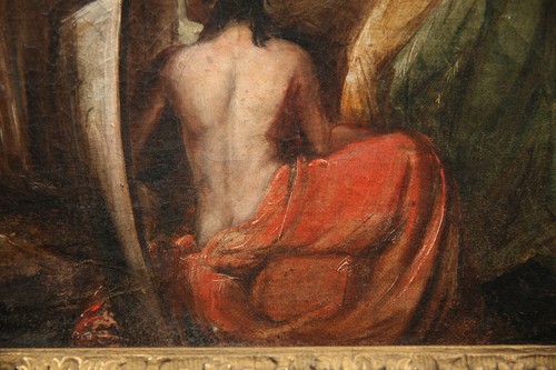 19th Century Continental School Depicting Christ Meeting Saul in a Landscape - Picture 6 of 8