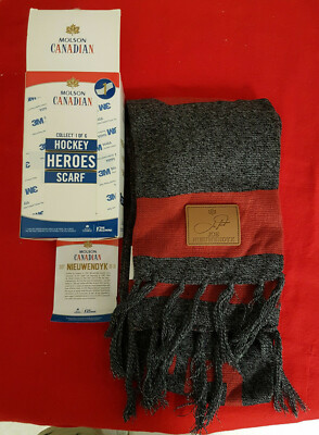 Molson Canadian NHL Hockey Heroes The Alumni Scarf. Joe Nieuwendyk. New in Box.