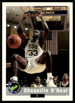 1992-93 Classic Draft Picks Shaquille O'Neal RC LSU #1