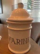 Pierre Deux Vintage French Farina Flour Canister
