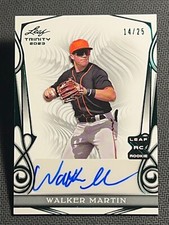2023 Leaf Trinity ROOKIE AUTO Walker Martin 14/25