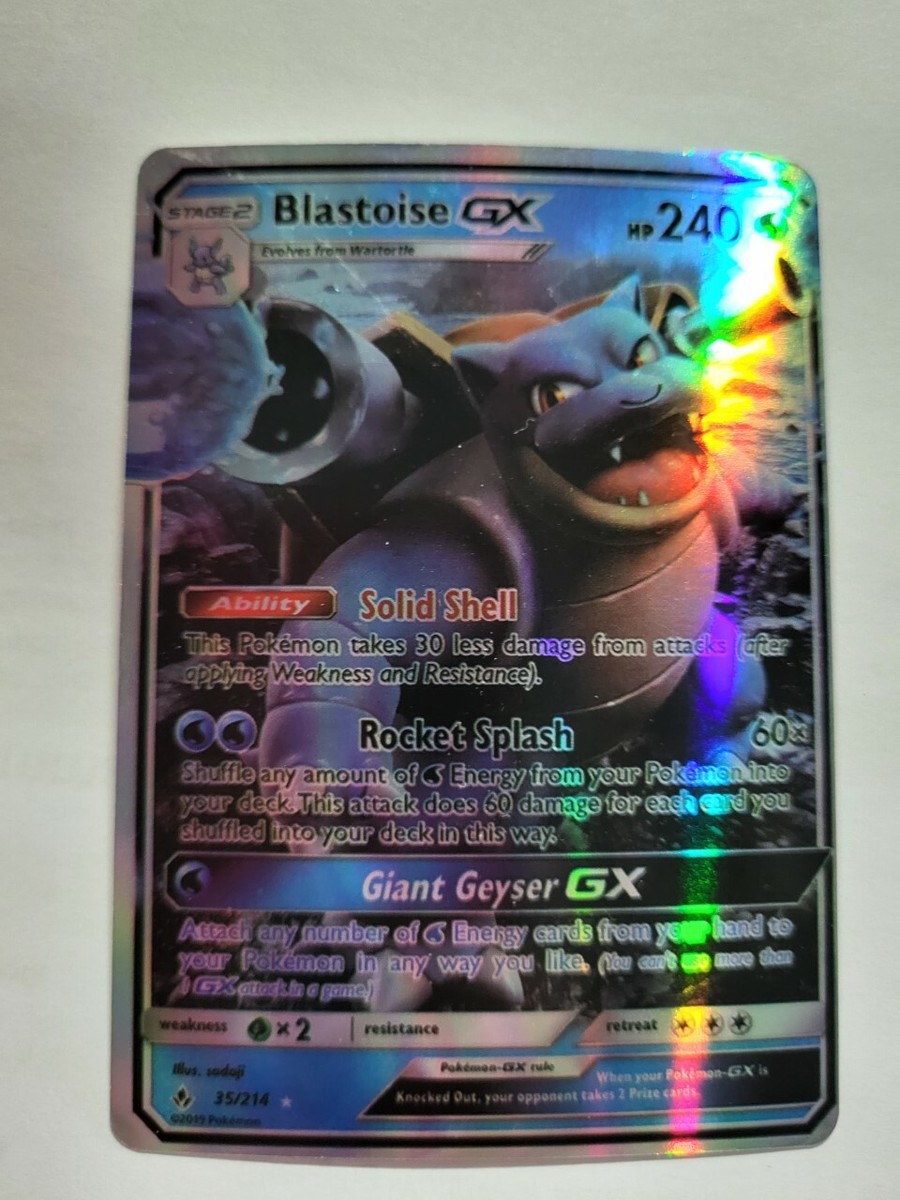 Pokémon card Blastoise GX | eBay