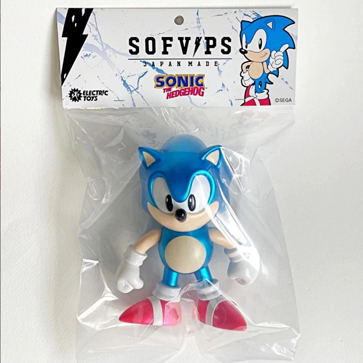 Figurine Sonic the Hedgehog SOFVIPS couleurs métalliques JOUETS ÉLECTRIQUES  Japo