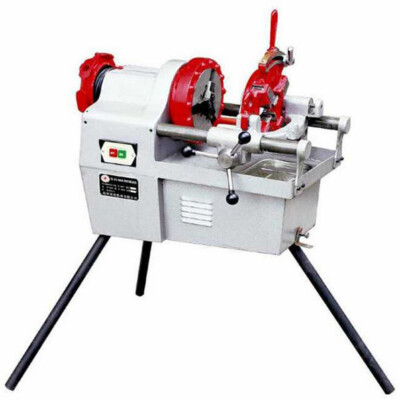 PreAsion Electric Pipe Threader Machine 1/2'' - 2'' Threading Cutter Deburrer 110V