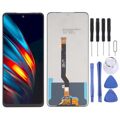 LCD Screen For Tecno Pova 5G LE8 with Digitizer Full Assembly Replacement Black