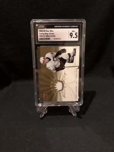 2005 Sidney Crosby Fleer Ultra Scoring Kings Jersey Rookie Card RC CGC 9.5 Pop 3