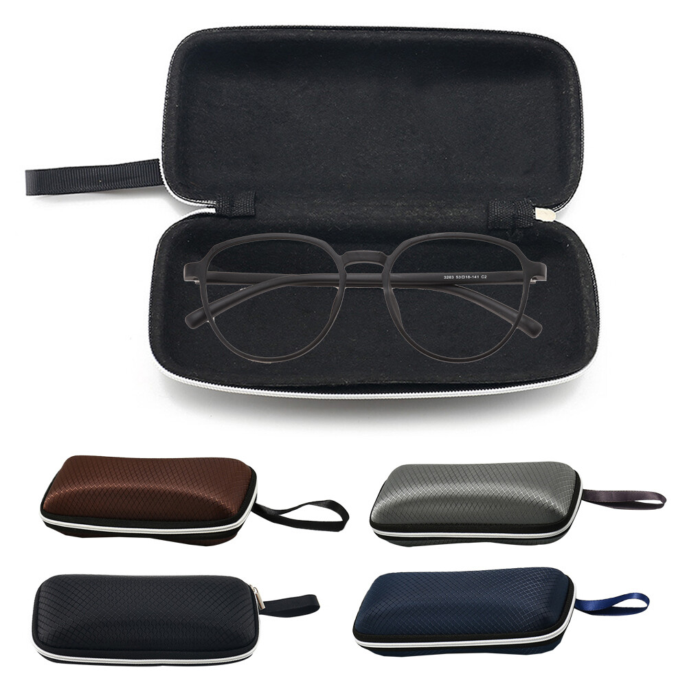 Eyewear Cases Eyeglass Box Glasses Holder Sunglasses Case Zipper With  Lanyard