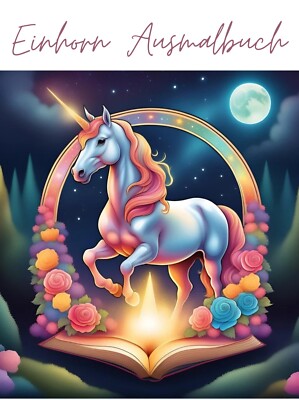 Einhorn Ausmalbuch