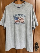 T-Shirt AMERICA UNITED WE STAND, September 11, 2001 Size XL Anvil, USA Made