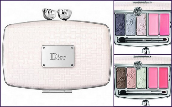 100 Authentic RARE Dior Couture Garden Clutch Makeup Travel