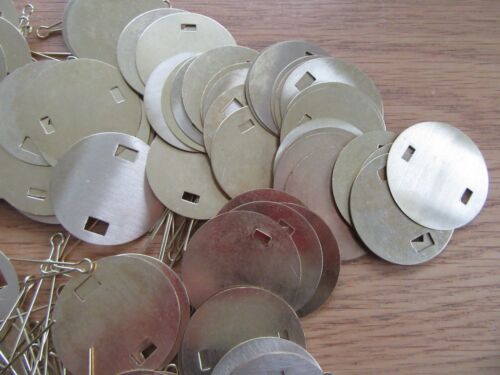 Split, Cotter Pins + Cap badge backing plates. Approx. 100 sets. Job lot. - Picture 3 of 4