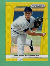 2013 PANINI PRIZM CRAIG KIMBREL GOLD PARALLEL 10/10 BRAVES