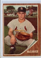 1962 Topps Tim McCarver St. Louis Cardinals #167 🚀😳💥 VGEX+
