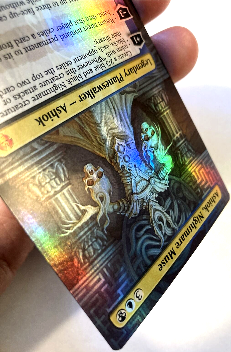 MTG Ashiok, Nightmare Muse *BORDERLESS FOIL* Theros Beyond Death