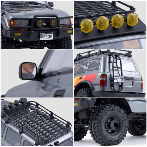 FMS 1/10 FCX10 RC Crawler Land Cruiser LC80 Toyota Licensed 4WD RC Rock Truck - Picture 4 of 6