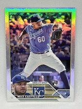 2023 Topps Series 1 Baseball Max Castillo base RAINBOW Foil RC card # 251
