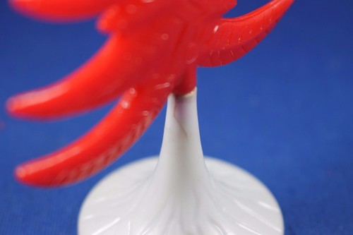 O/S - Plasticville - #CT-6 Red with White Base Evergreen Tree - HTF - Excellent - Picture 6 of 7