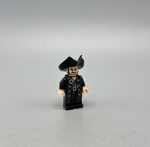 Lego Blackbeard Minifigur Fluch der Karibik 4195 4192 poc007 ohne Bart
