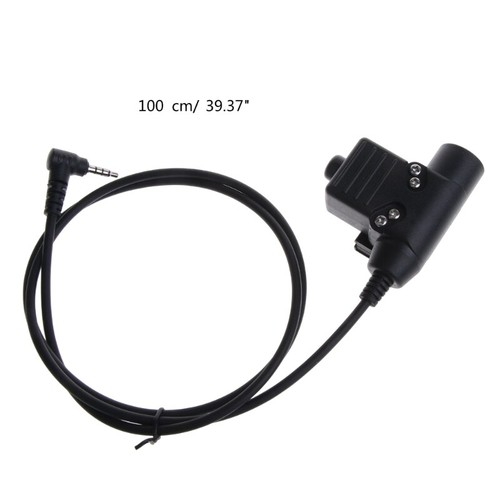 U94 PTT Cable-Plug Earset Adapter for VX-1R 3R 5R VX168 VX160 FT60R FT1DR Walkie - Zdjęcie 8 z 8