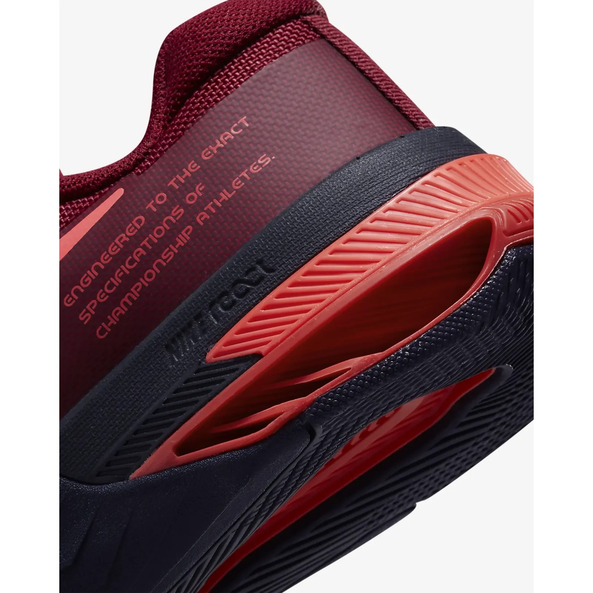 Nike Metcon 8 Team Red Bright Crimson Training Shoes DO9328-600 Mens Size 8 Nike Metcon 8 Team Red Bright Crimson Black Mens Shoes  main image 3