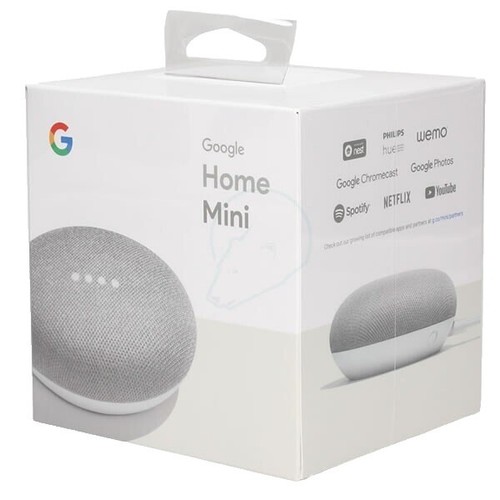 Google Home Mini Smart Speaker with Google Assistant - Chalk