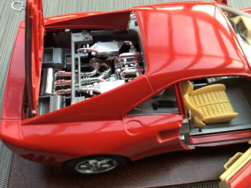 Ferrari GTO ,1984 , Burago auf Holz,Original Karton, Code 3527 - Bild 7 von 10