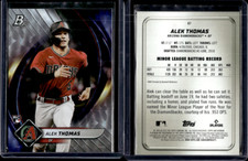 2023 Topps Bowman Platinum Ice Foil Alek Thomas #67 Arizona Diamondbacks RC