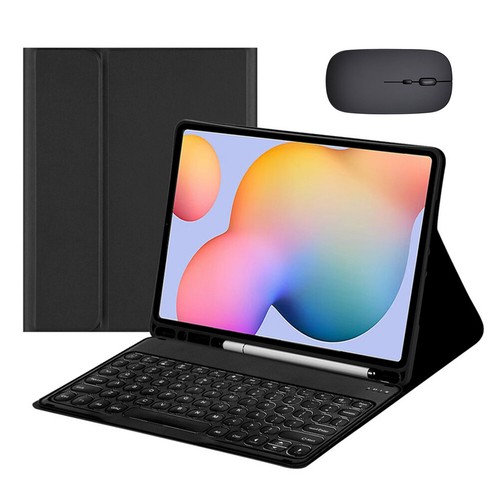 Keyboard Case Mouse For Samsung Galaxy Tab S6 Lite 2024/22/20 S9 S9FE A9 A9+ - Picture 10 of 23