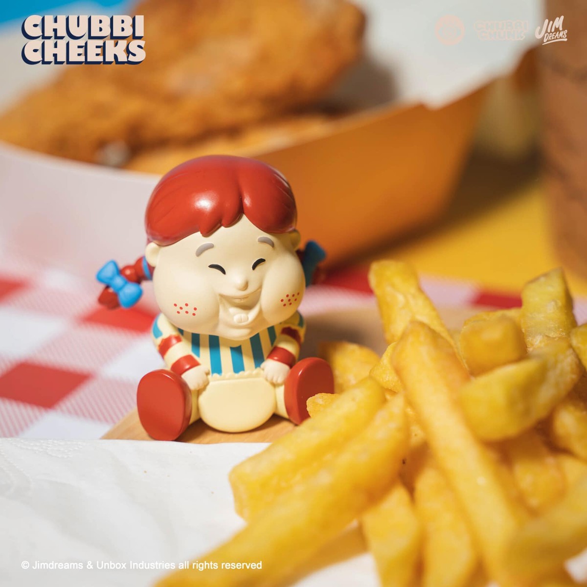 Unbox Industries Chubbi Cheeks Family Fast Food Friends