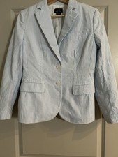 Brooks Brothers Seersucker Blazer Woman  s Size8