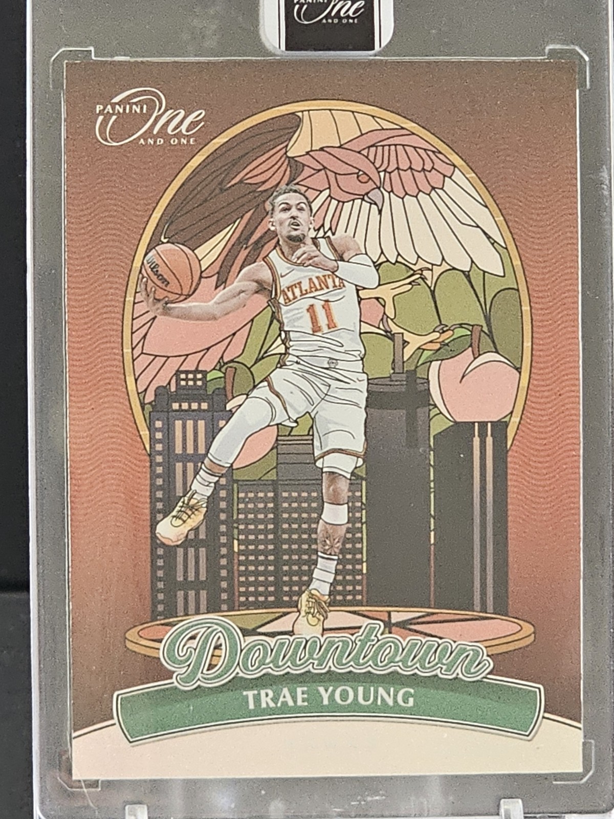 2023-24 Panini One and One - Downtown Trae Young #3