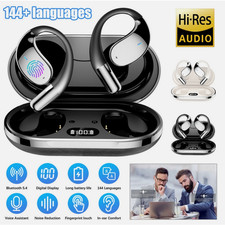 3-In-1 Smart Voice Translation Earbuds 150 Languages Real Time Translator US