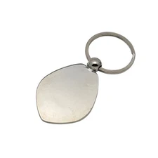 Add Your Art! Aanraku Blank KEY RING Flat Finding Display Fused Glass Keychain