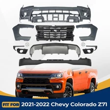 Front Bumper Cover Grille Set for 2021/2022 Chevy Colorado Z71 Assembly 84992259