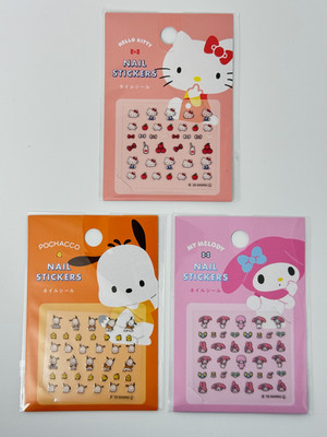 Daiso Japan 3 Sanrio Nagelsticker Set Brandneu