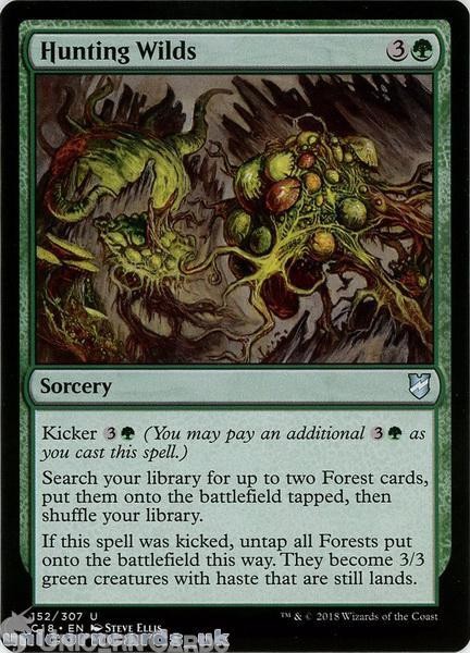 Hunting Wilds :: Commander 2018 :: C18-152 Uncommon Mint MTG Card