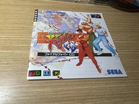 READ INFO- Final Fight Sega Mega-CD mega cd Japanese NTSC JAP drive