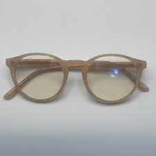 DIFF Sawyer Blue Light Glasses Peach Crystal 49-21-145 Retro