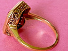 EXQUISITE Antique MADEIRA CITRINE RING 14K Gold,  Sz. 6,  3.57gms, Signed "X14K" — photo 7