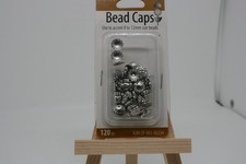 Bead Caps 8mm Bead Caps Silver Bead Caps Findings Silver Beads Caps BULK 120PC