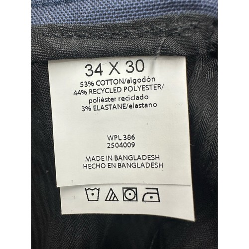 Kenneth Cole Reaction, Men's Slim-Fit Techni-Cole Pants, Indigo, 34Wx30L - Picture 9 of 10