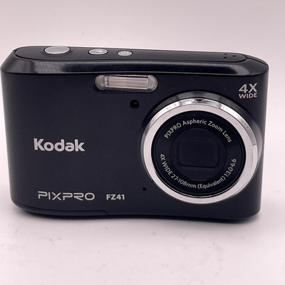 Kodak FZ41 16.2MP Digital Camera   Black   Memory Card Slot Broken   For Parts